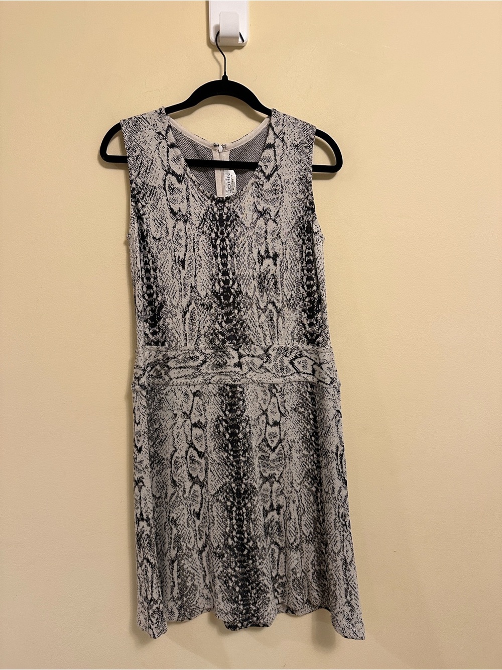 St. John Snake Print Wool Knit Dress 12